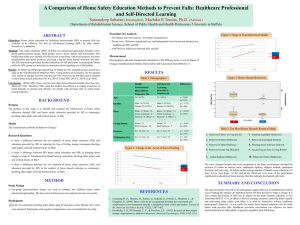 A Comparison of Home Safety Education Methods to Prevent Falls