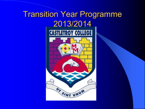 Transition Year Programme