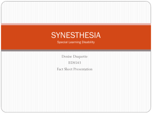 Synesthesia - personal . plattsburgh . edu
