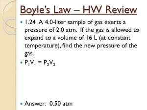 Boyle's & Charles' Law: Gas Laws Explained