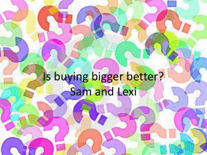Price Comparison: Is Buying Bigger Always Better?