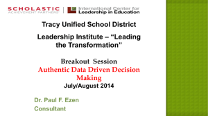 Data Driven