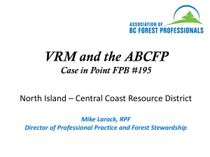 Mike Larock - NI – Central Coast RD FMLT 2015_01_22