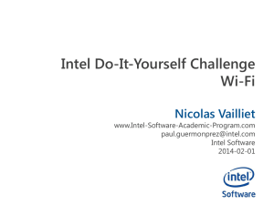 PPTX - Intel Software Academic Program