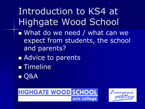 here - Highgate Wood School