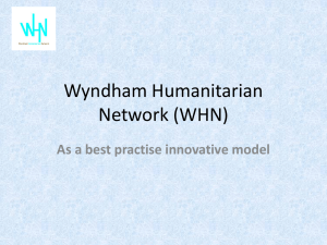 Wyndham Humanitarian Network