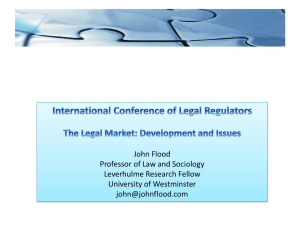 global legal market - International Conference of Legal Regulators