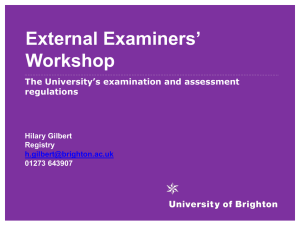 Course Examination Board - staffcentral.brighton.ac.uk