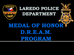MEDAL OF HONOR Development Program