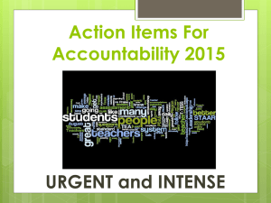 Action Items For Accountability 2015