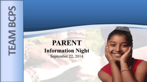 PARCC & MAP Assessments: Parent Information Guide