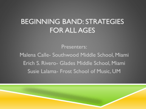 Beginning Band Brass Presentation