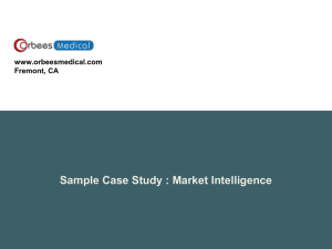 Sample Case Study : Emerging Market Strategy