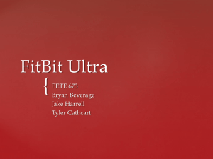 FIT BIT - PEtechnologyPET673