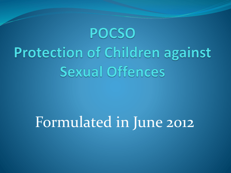 Understanding POCSO