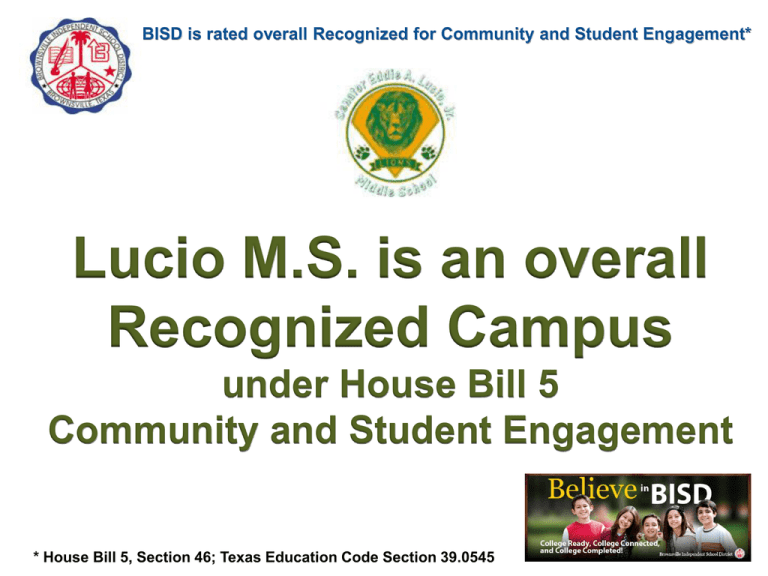 Lucio Brownsville Independent School District
