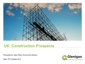 PCG Panellist Allan Wilen, Glenigan