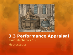 Hydrostatics - Miss McAvoy`s L3 PE Wiki