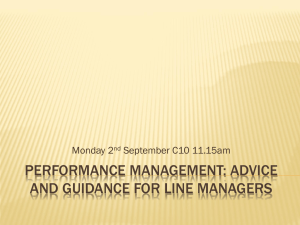 Performance Management and the new teachers* standards