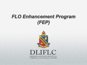 FLO Enhancement Program (FEP)
