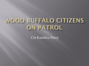 Wood Buffalo Citizens on Patrol