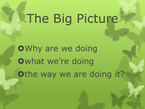 The Big Picture - Department for Education and Child Development