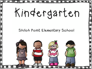 A Day in the Life of a Kindergartener