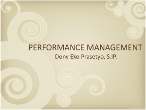 PERFORMANCE MANAGEMENT