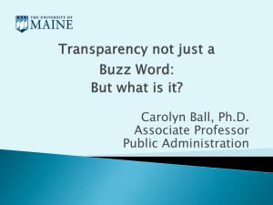 Transparency