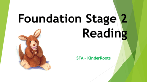 KinderRoots Reading Program: Foundation Stage 2 Guide
