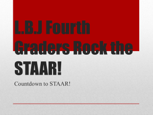 4th Grade STAAR Test Prep: Parent & Student Information