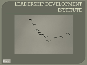 Tranformative Leadership in Challenging Times