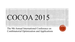 Local Information - Data Communication and Data Management