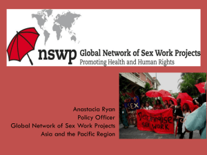 Issues and Problems Facing Sex Workers