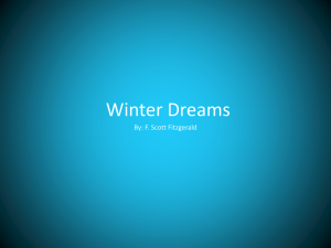 Winter Dreams: Characterization & Motivation Analysis