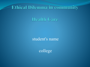 ethical_dilemma_in_community_health_care