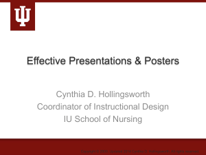 Presentation Tips