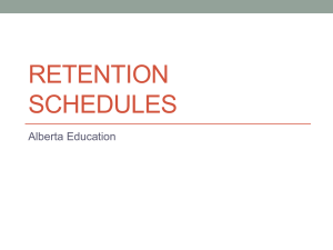 AbEdPPP Records Management Retention