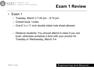 Exam 1 Review: Boolean Retrieval, Web Search, Indexing