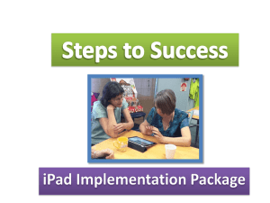 iPad implementation package