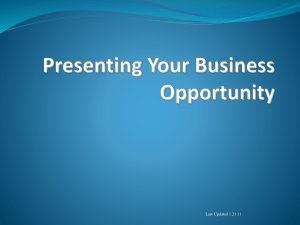 Investor Presentation Template