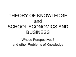 TOK and Business
