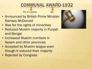 Communal award-1932-G7-Pakistan Studies