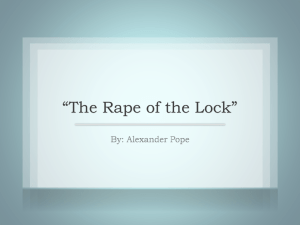 The Rape of the Lock