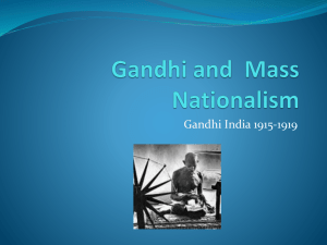 Gandhi in India 1915-1919: Politics, Movements, Leadership