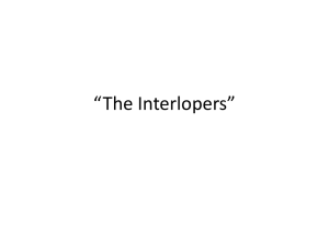 "The Interlopers" Analysis Worksheet