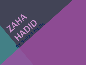 Zaha hadid