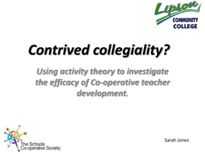 Contrived collegiality? - The Co