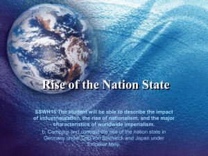 Rise of Nation State: Germany & Japan Comparison