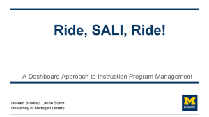 Ride, SALI, Ride! - LOEX Annual Conference